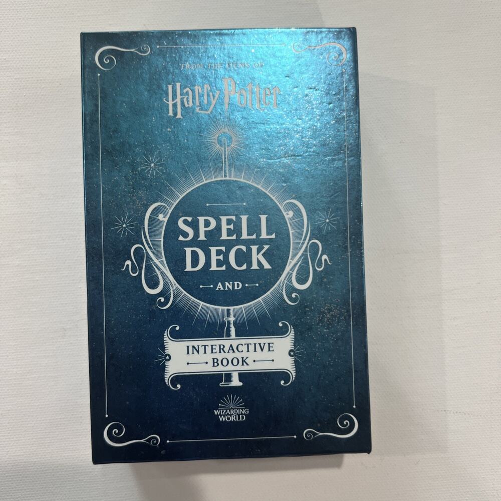 Harry Potter Spell Deck Interactive Book Spell Journal And Deck New